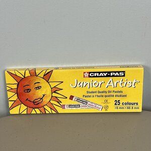 Sakura Cray-Pas Junior Artist Oil Pastels Assorted Colors Set of 25 New Sealed